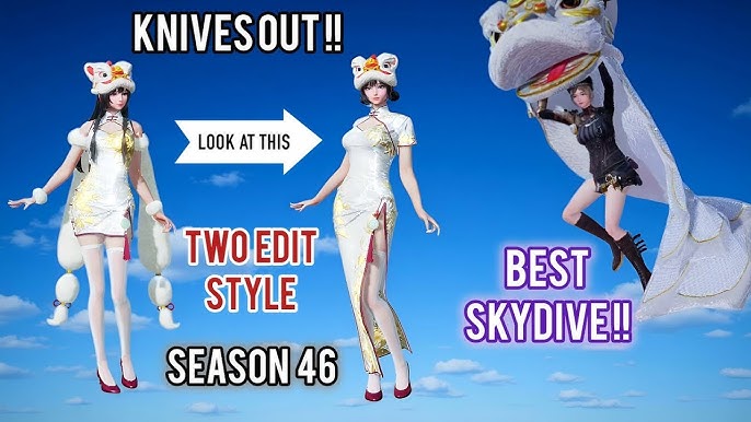 Knives Out Season 46 battle pass cosmetic progression track